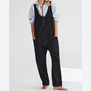 We The Free Black Jumpsuit